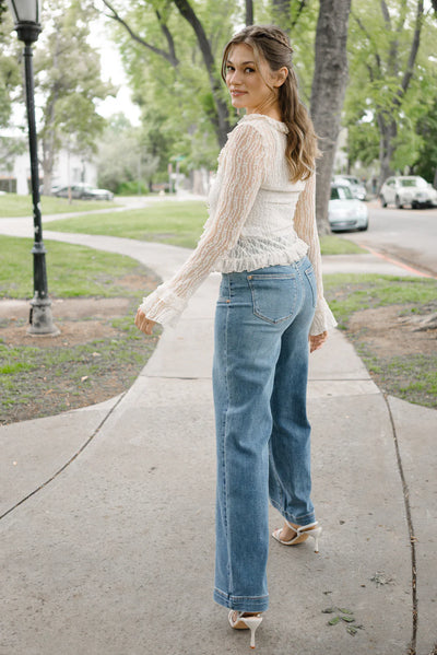 Lioren – Wide-Leg Jeans