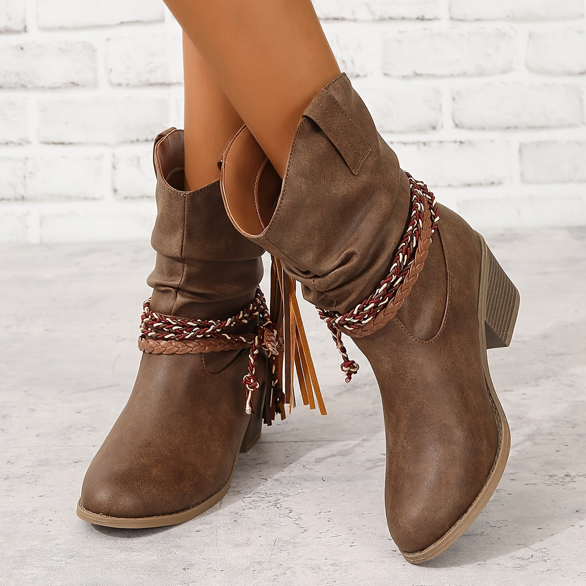 Trevina – Tassel Ankle Boots