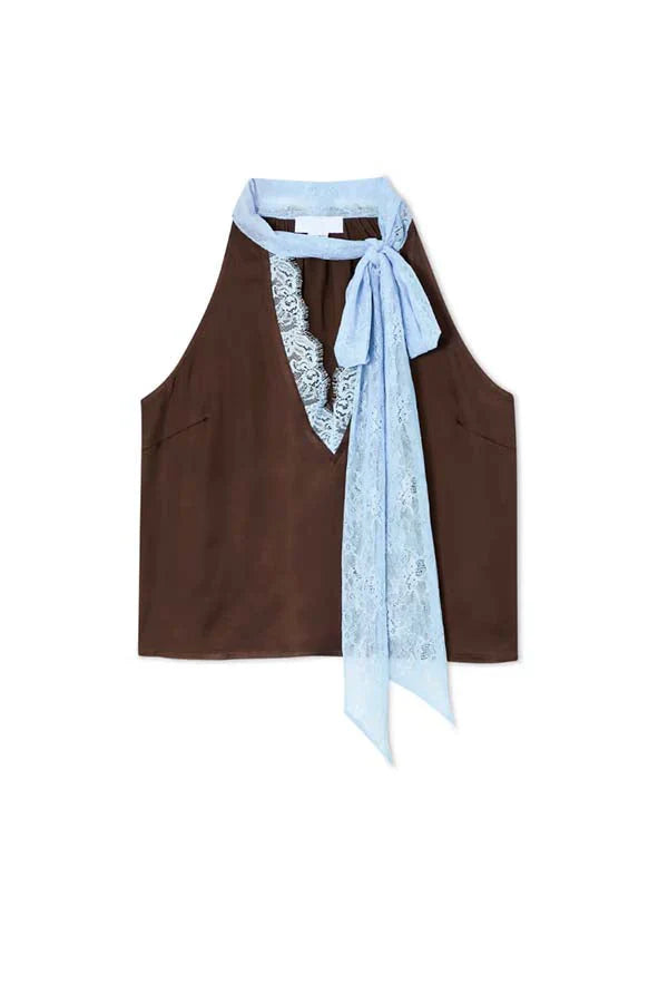 Celunara™ | Contrast Satin Maxi Set