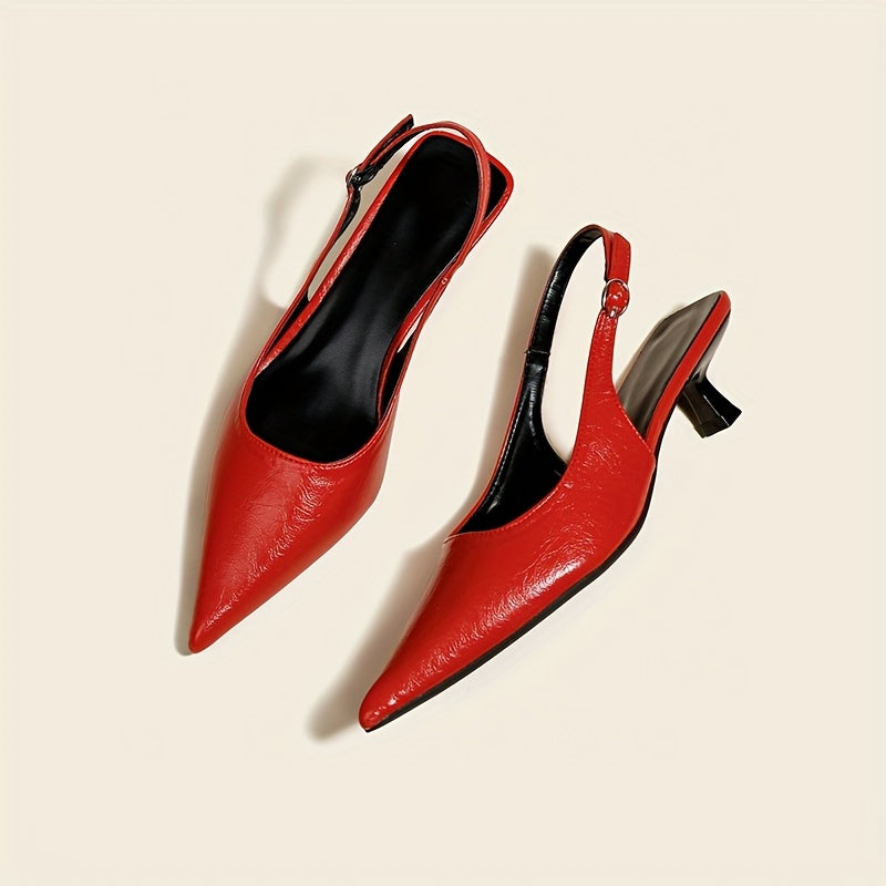 Marivane – Slingback Kitten Heels