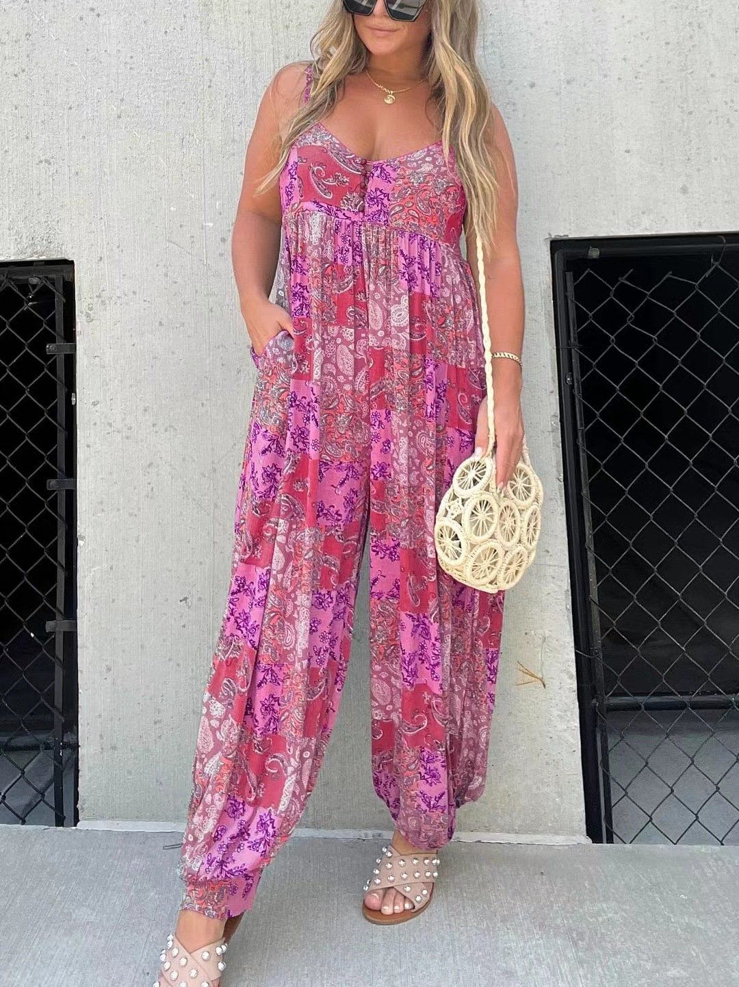 FlowEase™ Printed Jumpsuit