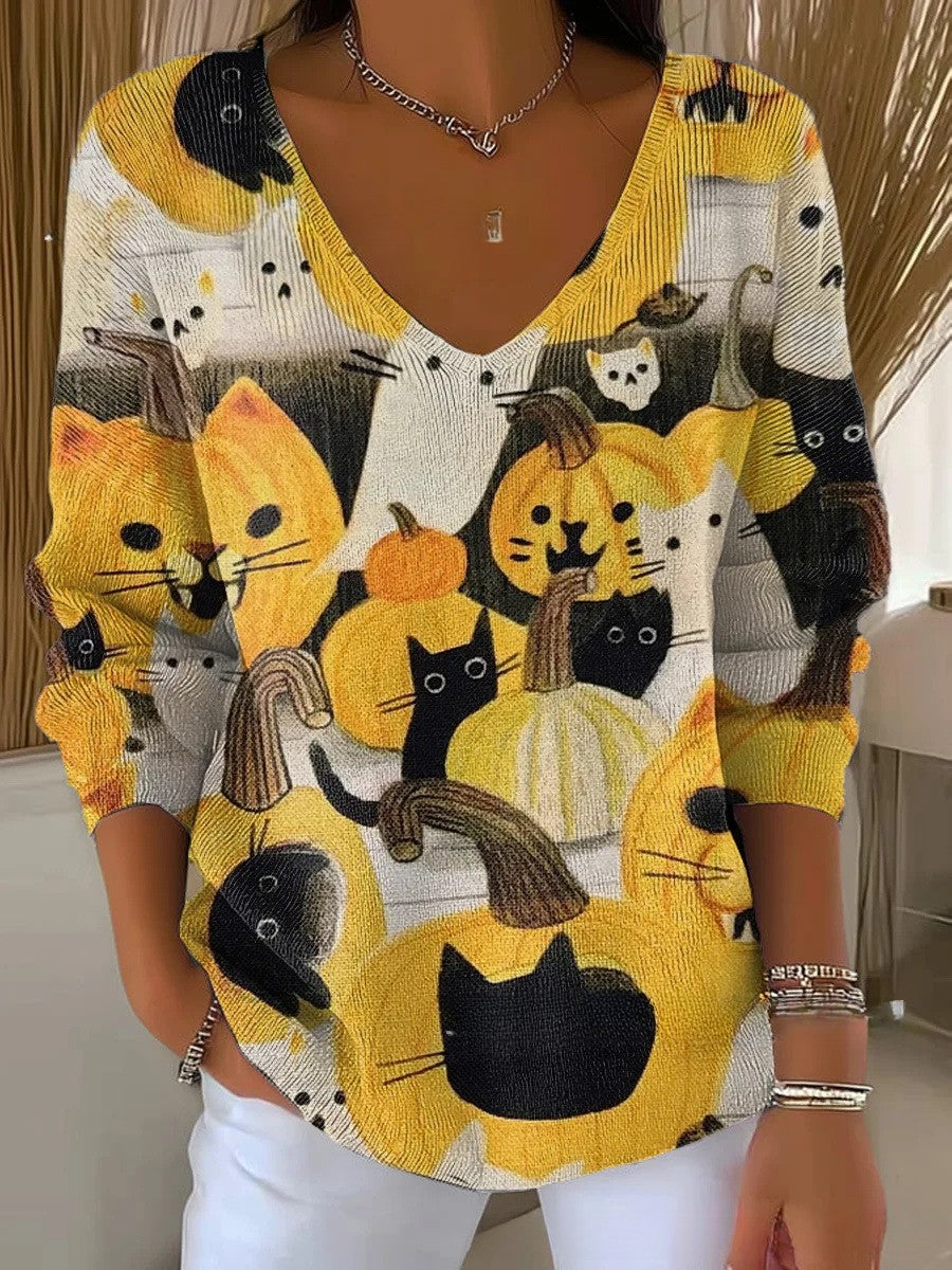 FLORENCE™ | V-Neck Knit Sweater