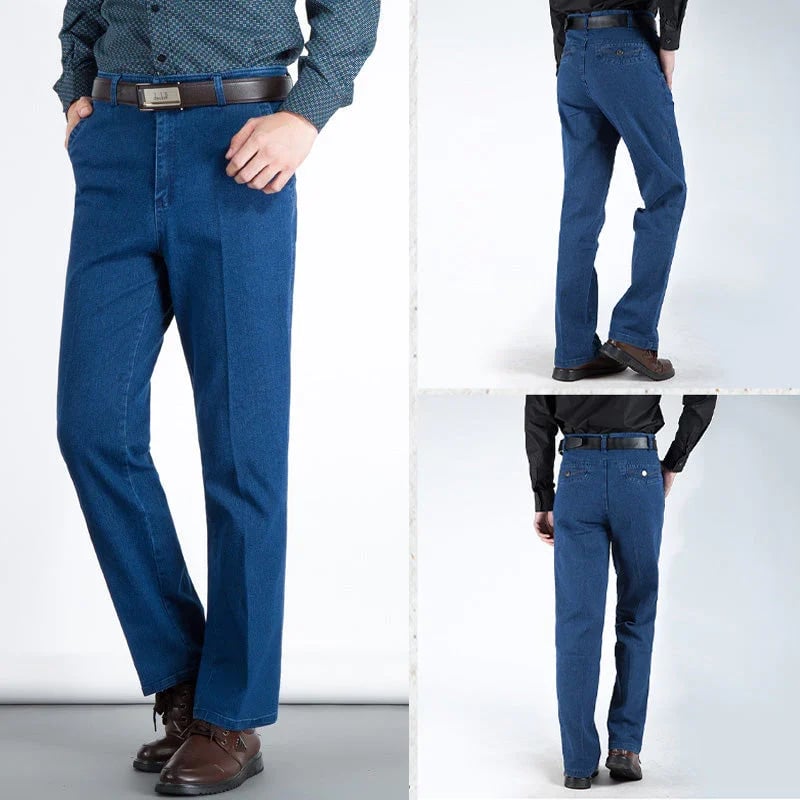 Noirden™ | High-Waist Straight Jeans for Men