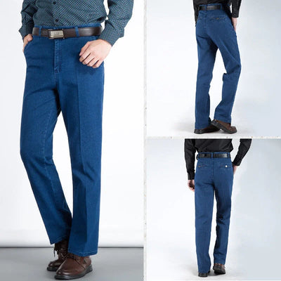 Noirden™ | High-Waist Straight Jeans for Men