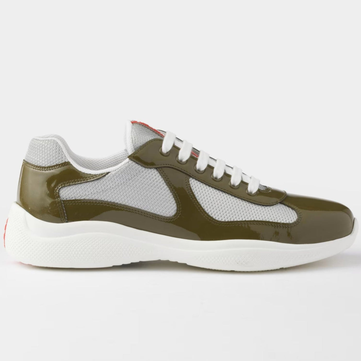 Velastra™ | Patent Leather & Technical Fabric Sneakers