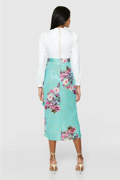 Paula™ | Pencil Wrap Midi Dress