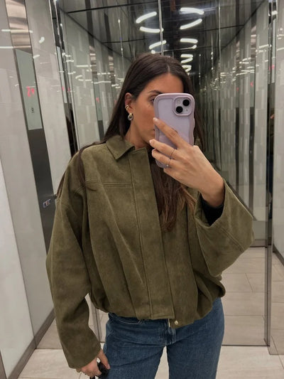Milan Suede Bomber Jacket