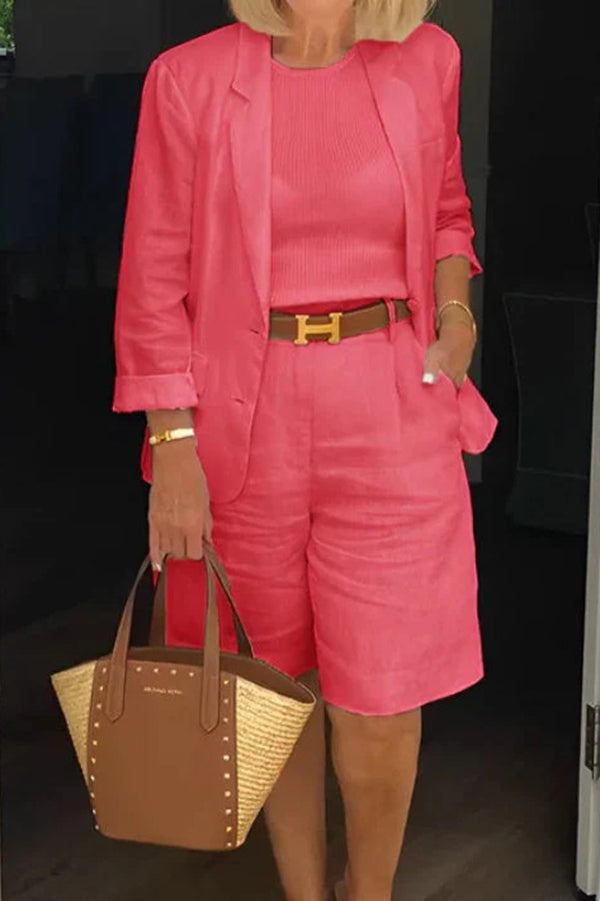 EasyLuxe™ Coordinato Camicia & Shorts