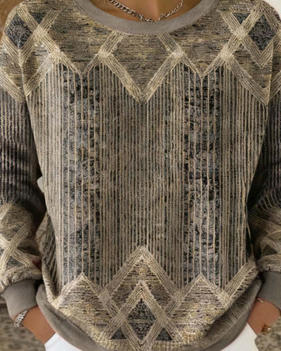 Retrovie™ | Vintage Printed Crewneck Sweatshirt