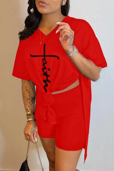 Liora™ Printed 2-Piece Skirt & Pants Set