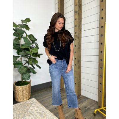 DebbieRelax™ Wide-Leg Crop Jeans