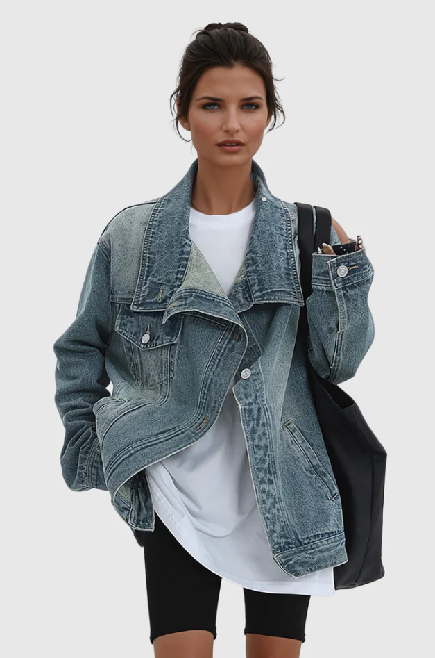 The Lydia Luxe™ Denim Jacket