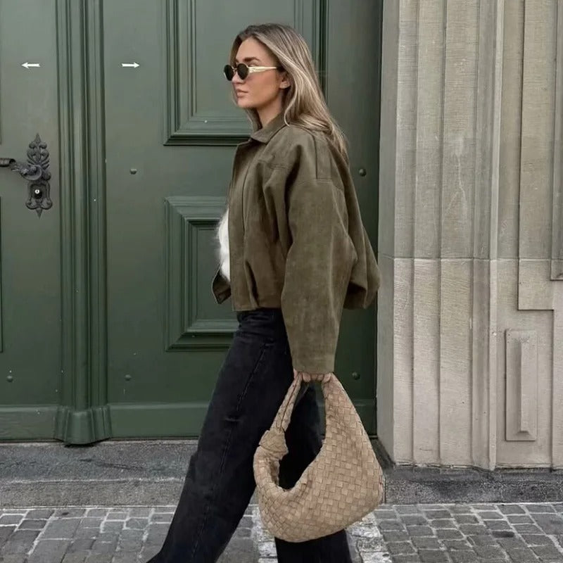 Milan Suede Bomber Jacket