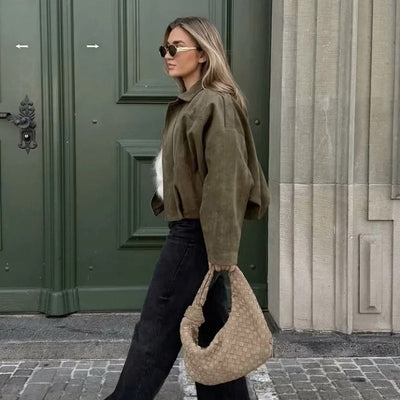 Milan Suede Bomber Jacket