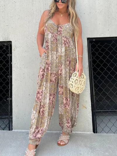 FlowEase™ Printed Jumpsuit