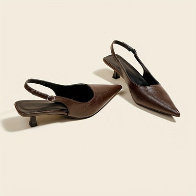 Marivane – Slingback Kitten Heels