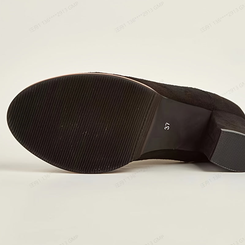 Brielle – Retro Lace-Up Heels