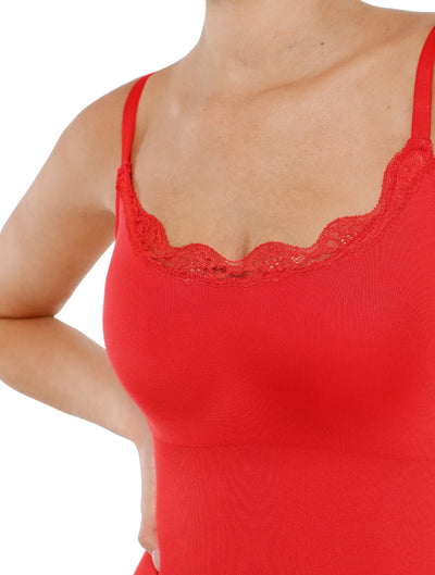 Seamless Laced Thong Bodysuit