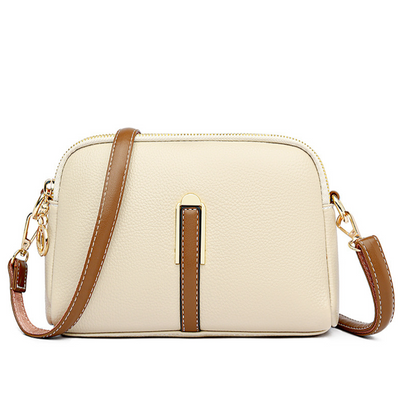 Mila™ | Litchi-Embossed Crossbody Bag