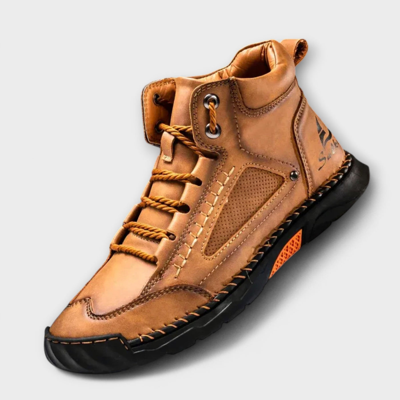 Savrani™ | Genuine Leather High-Top Shoes