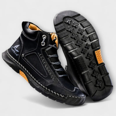 Savrani™ | Genuine Leather High-Top Shoes