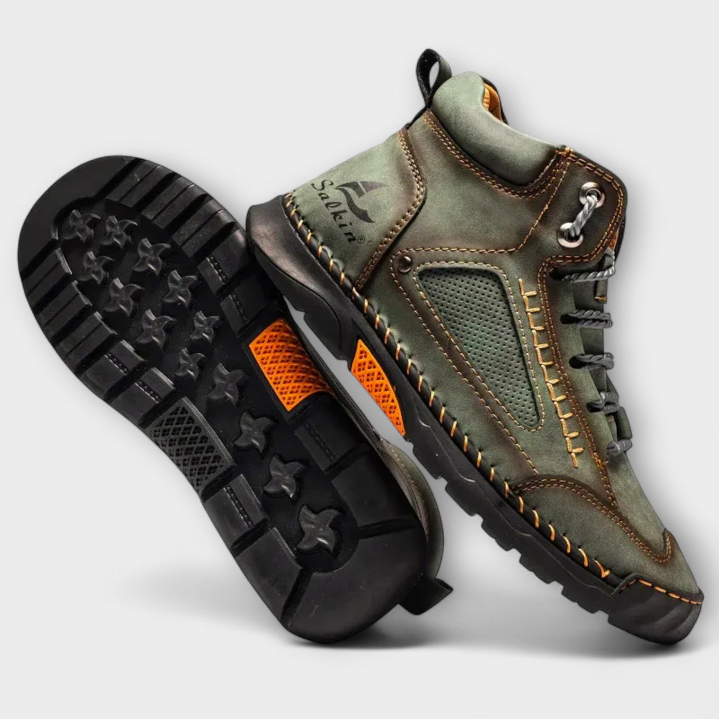 Savrani™ | Genuine Leather High-Top Shoes