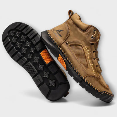 Savrani™ | Genuine Leather High-Top Shoes