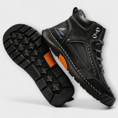 Savrani™ | Genuine Leather High-Top Shoes