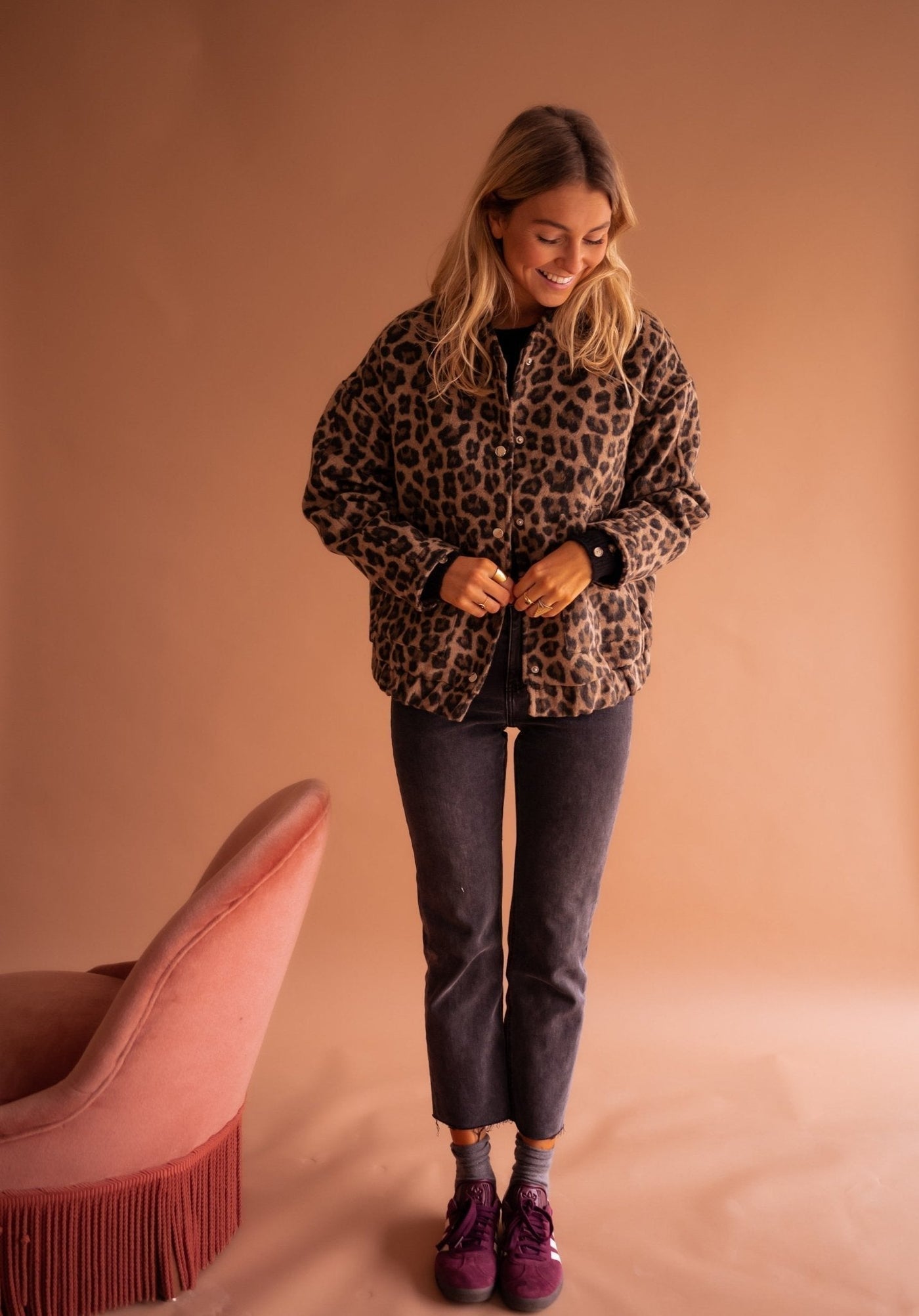 Selviera™ Bold Leopard Blazer