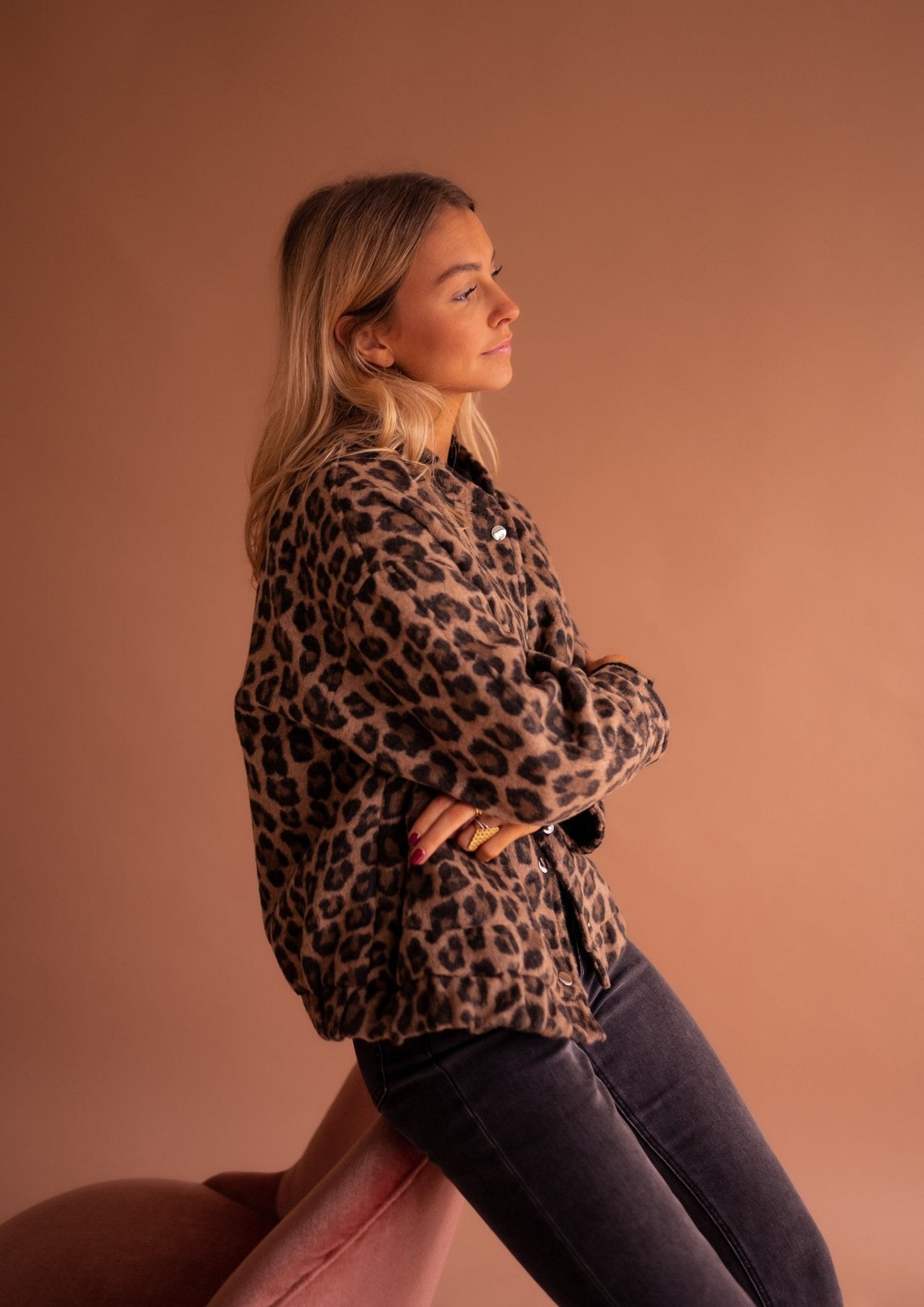 Selviera™ Bold Leopard Blazer