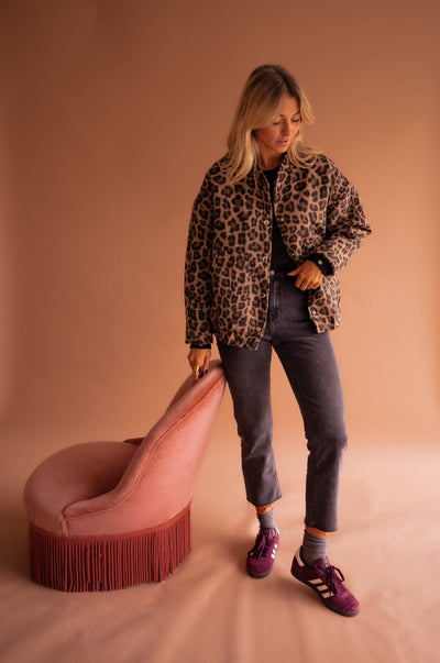 Selviera™ Bold Leopard Blazer