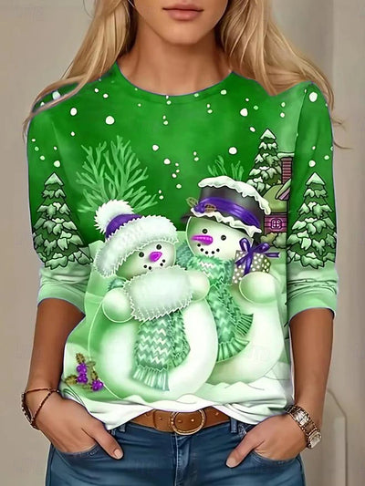 ClaraJoy™ | Vintage Christmas Long Sleeve T-Shirt