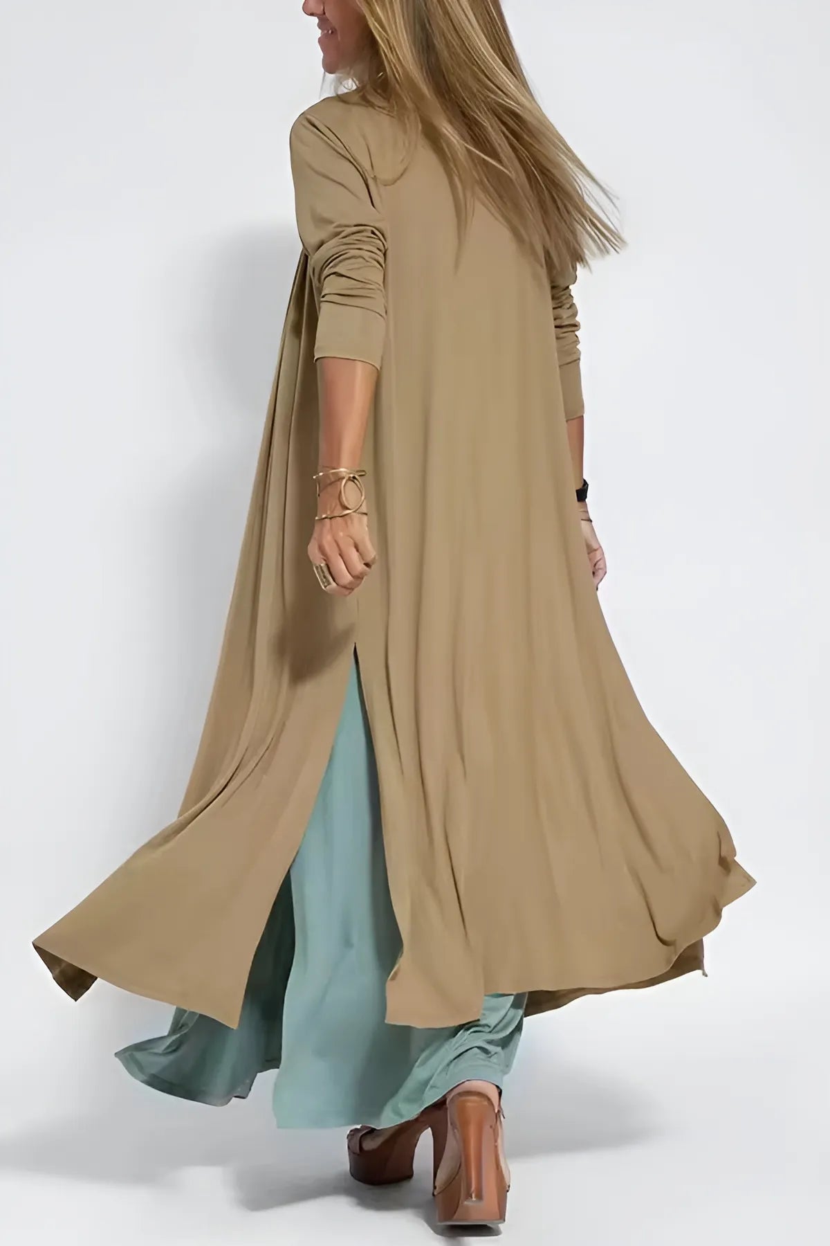 Lyvazza™ – Elegant Long Dress + Matching Cardigan