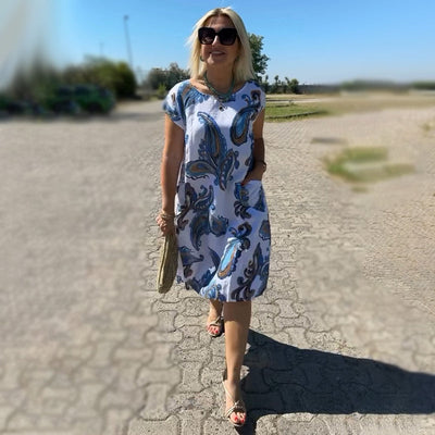 PaisleyWander™ Pocket Dress