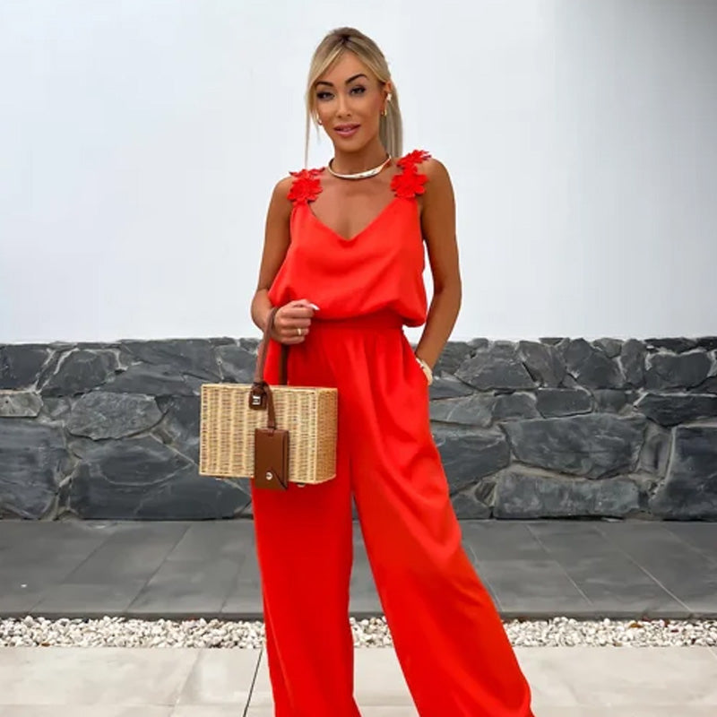 SolsticeEase™ Sleeveless Jumpsuit