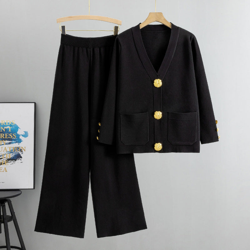 CozieChic™ Knit Two-Piece Lounge Set