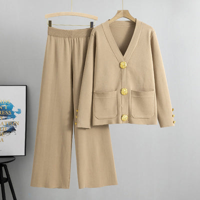 CozieChic™ Knit Two-Piece Lounge Set
