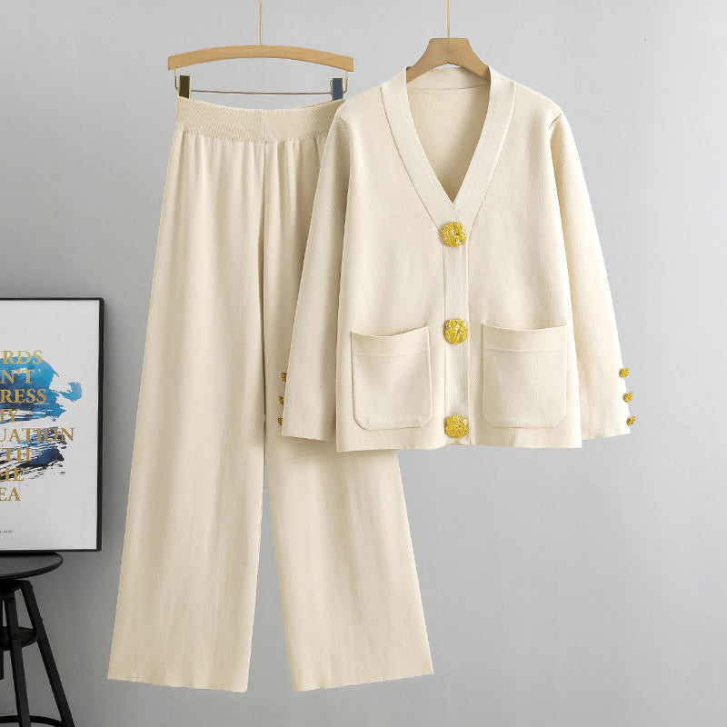 CozieChic™ Knit Two-Piece Lounge Set