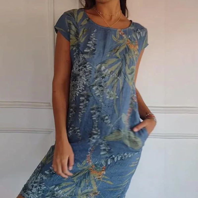 Pockette Print™ Midi Dress