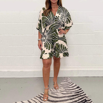 FloraFall™ Ruffle Wrap Jumpsuit
