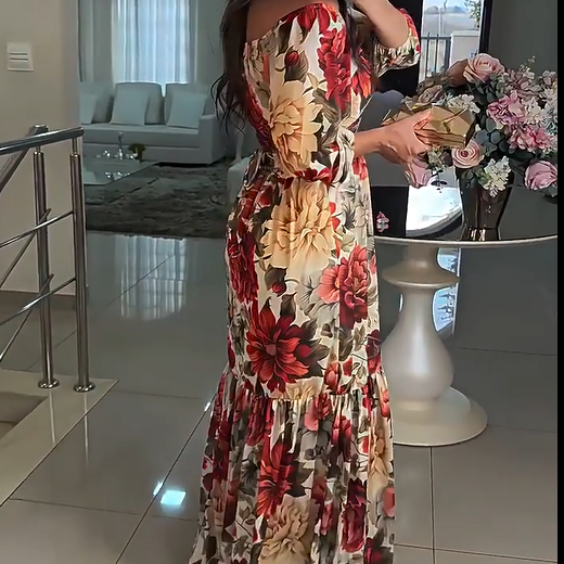 BlossomAura™ Maxi Dress