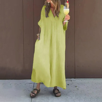 AirEase™ V-Neck Midi