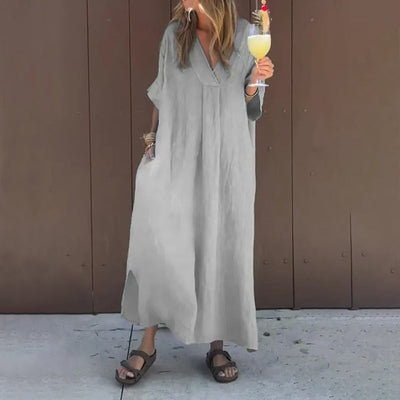 AirEase™ V-Neck Midi