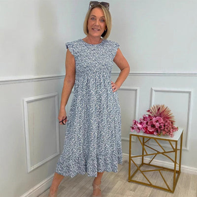 BohoRuffle™ Midi Dress