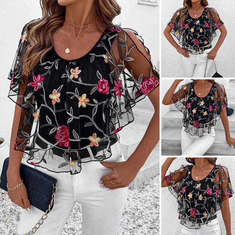 PatchMuse™ Printed Mesh Shirt
