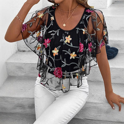 PatchMuse™ Printed Mesh Shirt