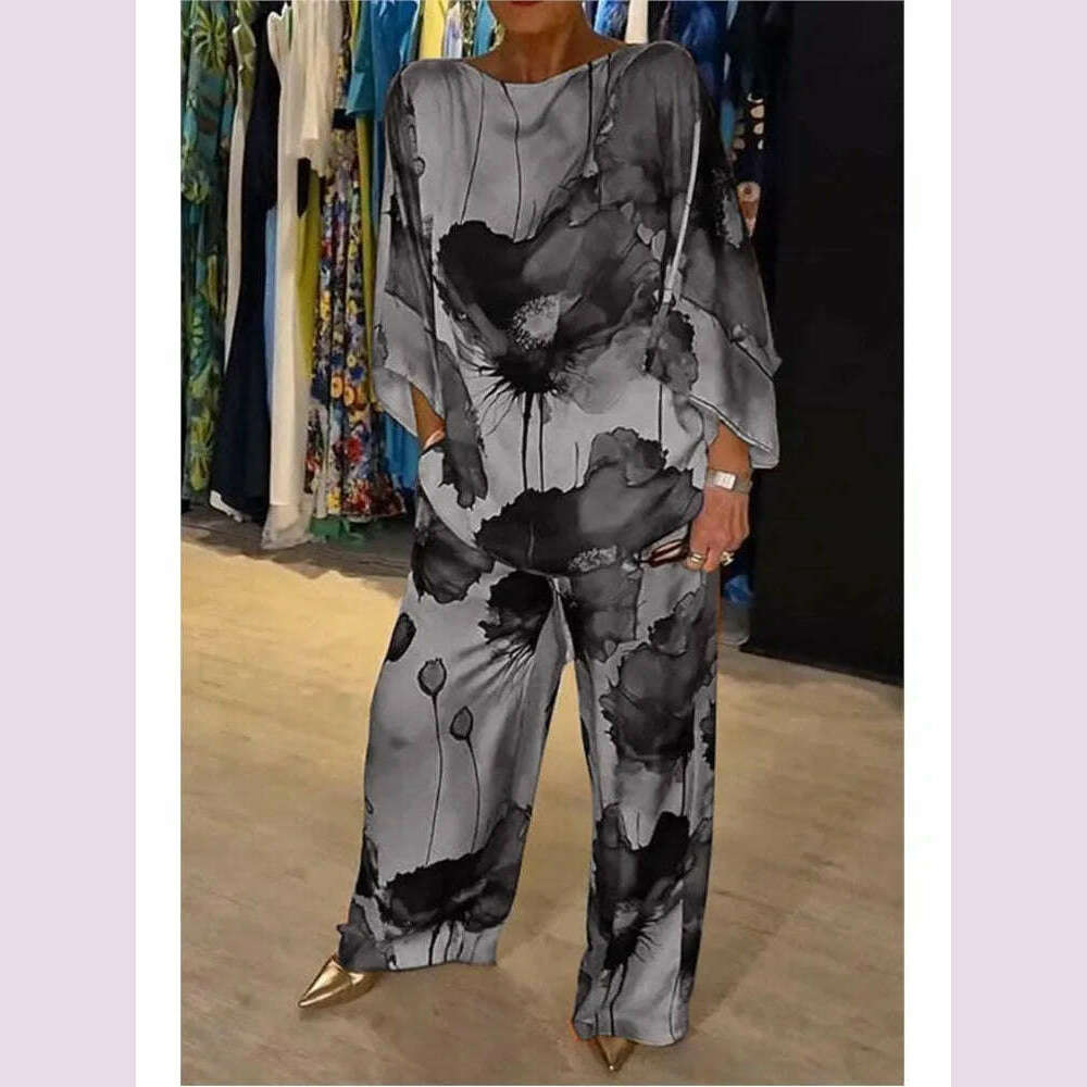 SatinFlora™ Luxe Co‑Ord Set