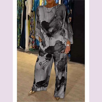 SatinFlora™ Luxe Co‑Ord Set