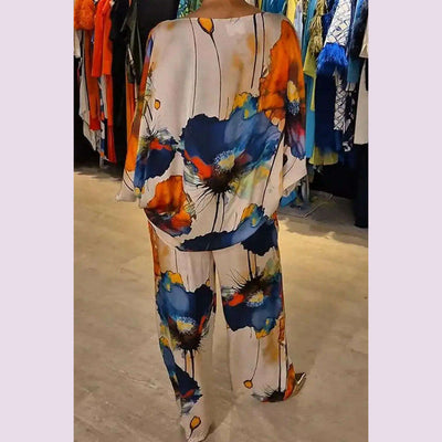SatinFlora™ Luxe Co‑Ord Set