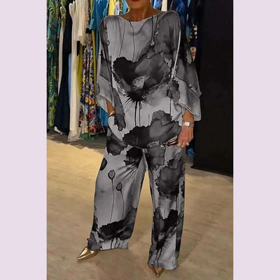 SatinFlora™ Luxe Co‑Ord Set